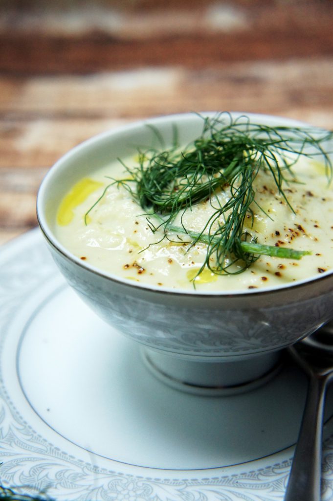 Easy Instant-pot Meals: Creamed Fennel and Cauliflower Soup