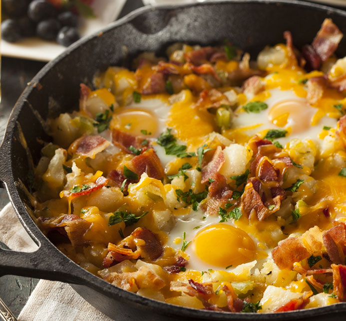 Low carb diet recipes: Bacon Hash Recipe