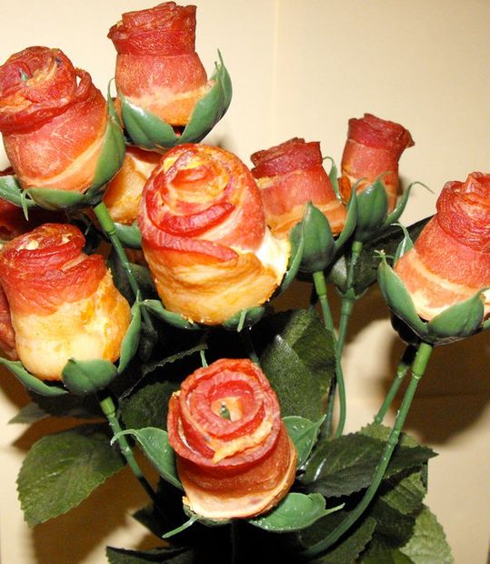 Valentine's Day Recipes: Bacon Roses