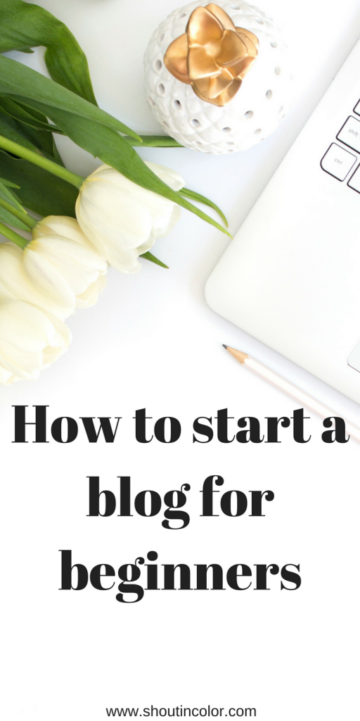 How to start a blog for beginners