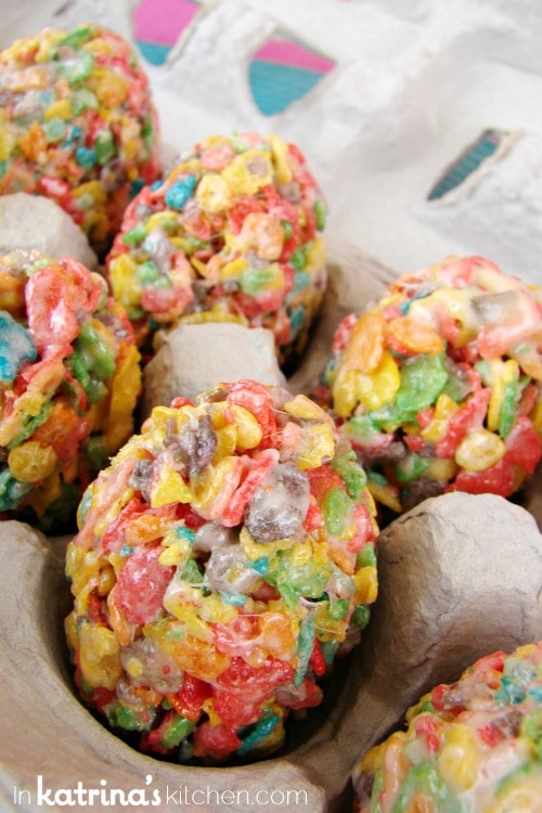 Easter dessert ideas: Cereal Treat Easter Eggs