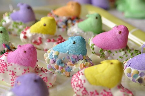 Easter dessert ideas: Chocolate Covered Peeps