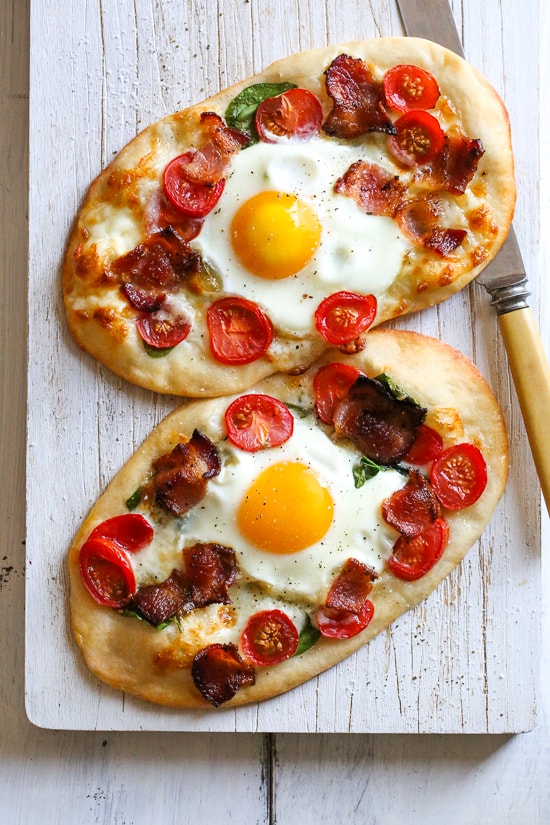Put an egg on it:  Breakfast pizza