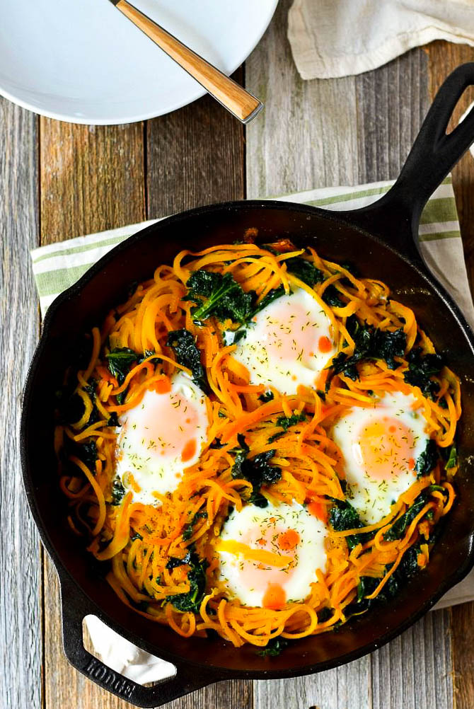 Butternut Squash Recipes: Butternut Squash Noodle Hash