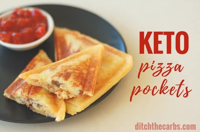 Keto hot pockets: Keto pizza pockets