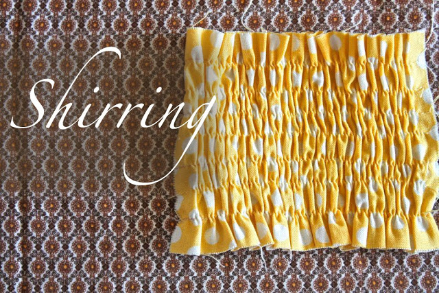 sewing hacks: shirring