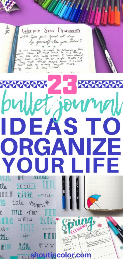 Bullet journal ideas