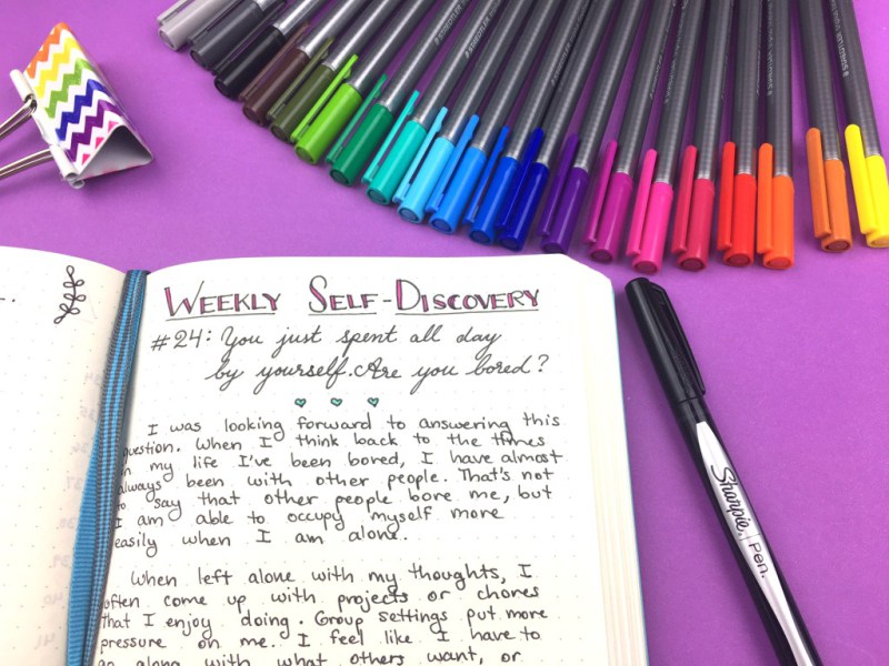 Bullet journal ideas: Self-discovery