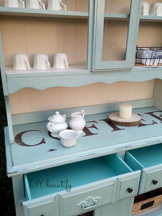 Furniture makeover ideas:coffee station