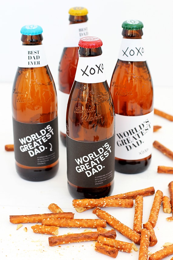 free printables: fathers day beer label printable