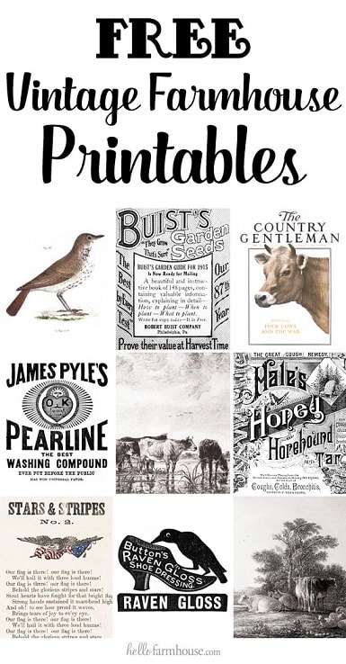 Free Printables: free farmhouse printables