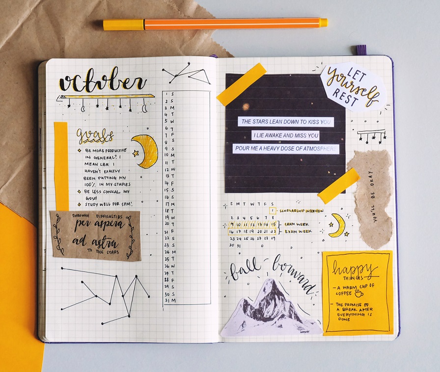 Bullet Journal Ideas:Get Creative