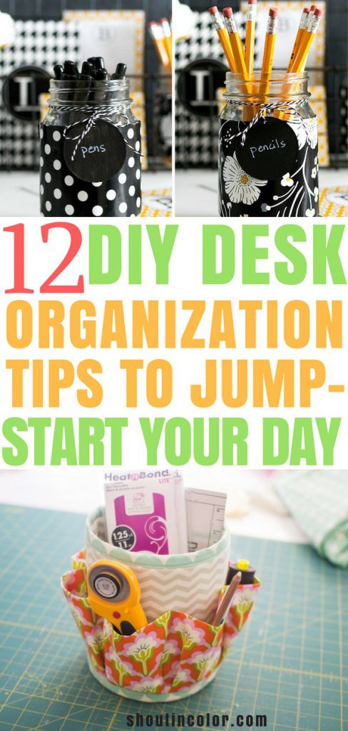12 desk organization tips