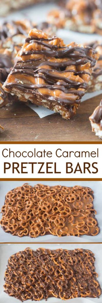 Caramel Recipes: Chocolate Caramel Pretzel Bars