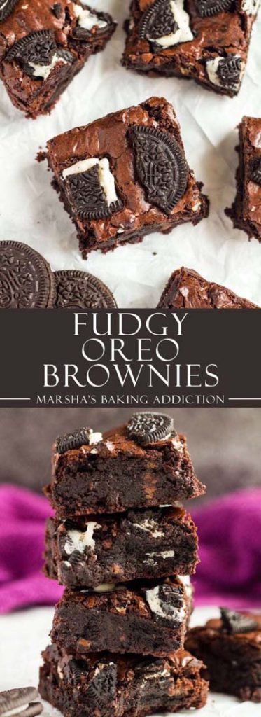 Brownie Recipes: Fudgy Oreo Brownies