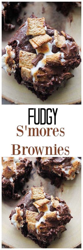 Brownie Recipes: Fudgy S’mores Brownies