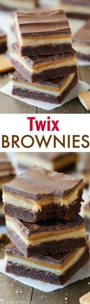 Brownie Recipes: Twix Brownies