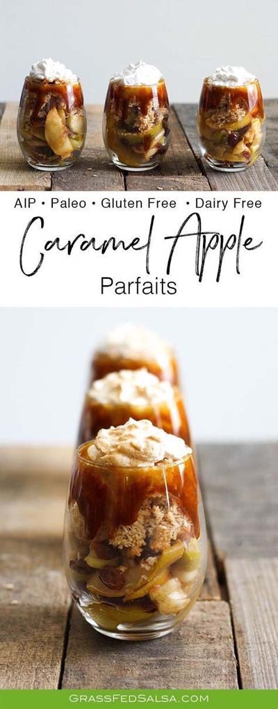 Caramel Recipes: Caramel Apple Parfaits