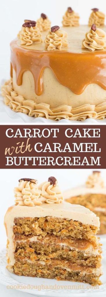 Caramel Recipes: Carrot Cake with Caramel Buttercream