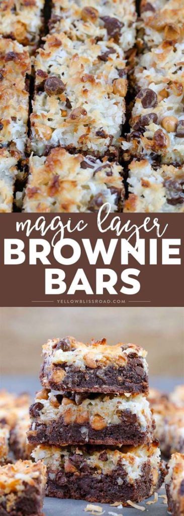 Brownie Recipes: Magic Layer Brownie Bars