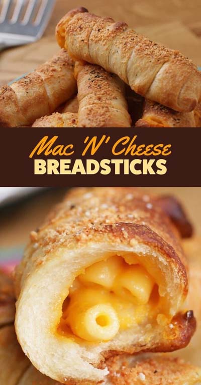 Mac And Cheese Recipes: Mac N Cheese Breadsticks