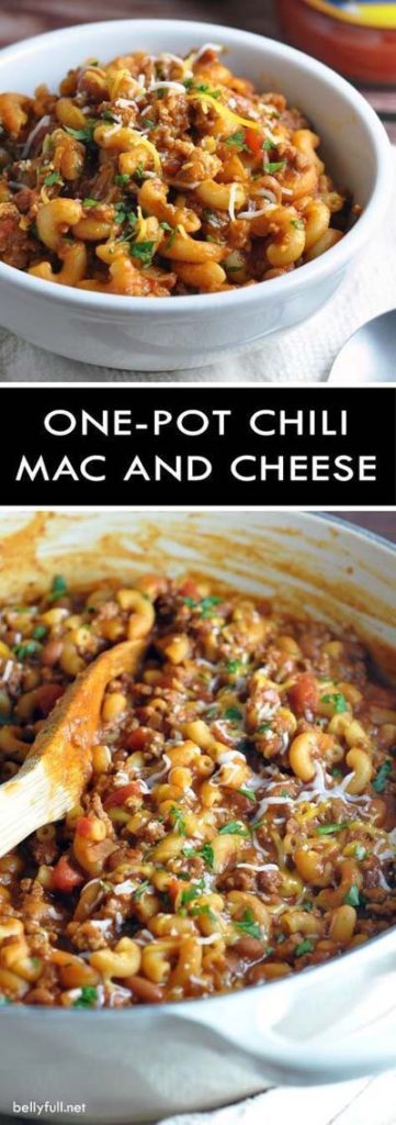Mac And Cheese Recipes: One-Pot Chili Mac & Cheese