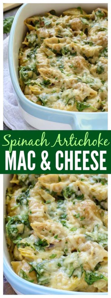 Mac And Cheese Recipes: Spinach Artichoke Mac & Cheese