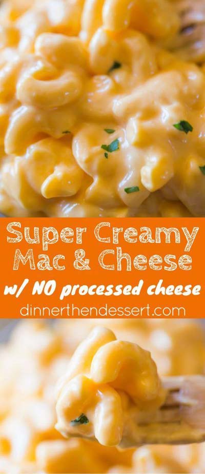 Mac and Cheese Recipes: SUPER CREAMY MACARONI AND CHEESE