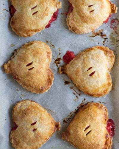 Valentines Day Desserts: Cherry Cream Cheese Hand Pies