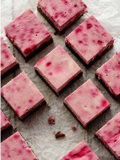 Valentines Day Desserts: Raspberry Cheesecake Brownies
