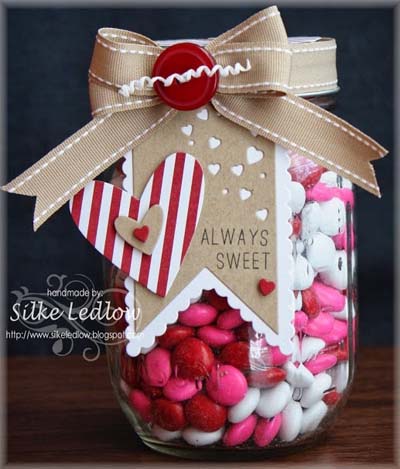 Valentines Day Gift Ideas: Always Sweet Mason Jar