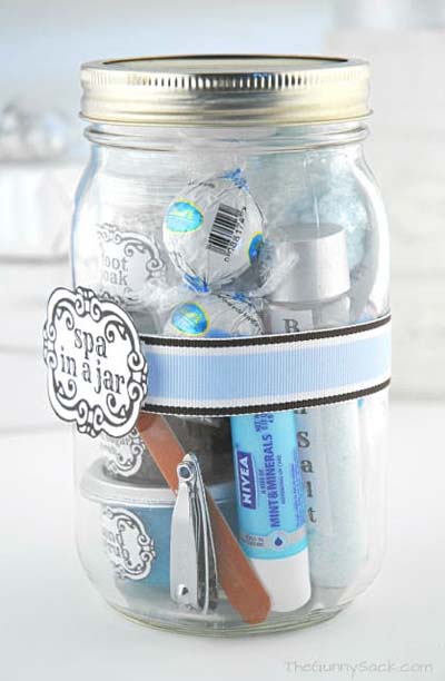 Valentines Day Gift Ideas: Spa in a Jar